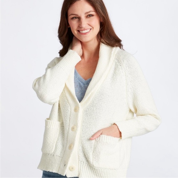 Mia & Tess Starfish Shawl Collar Cardigan Sweater - Picture 4 of 9